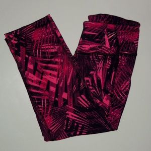 Old Navy active workout leggings pink black S P